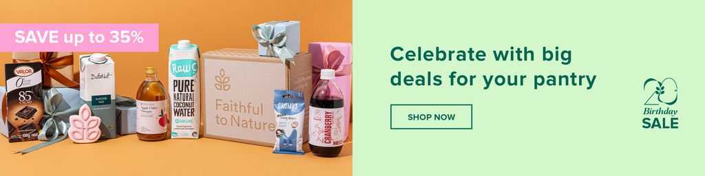 Food Deals for Faithful to Nature's 20th Birthday